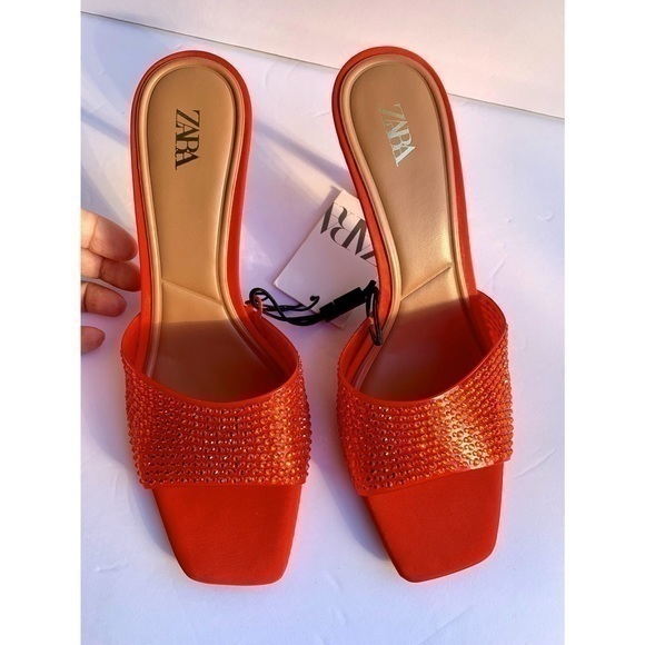 ZARA Sandals with sparkly details 2841/810 - Picture 6 of 14